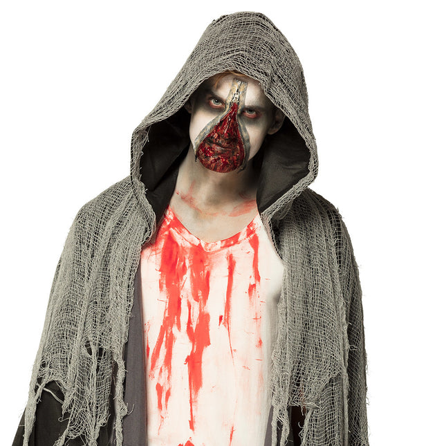 Halloween Makeup Set Zombie Zipper