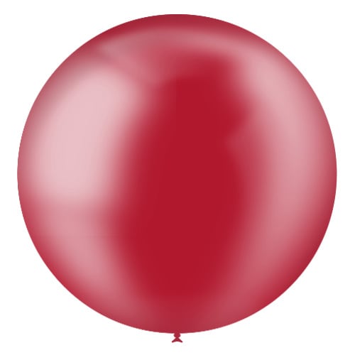 Roter Riesenballon Transparent XL 91cm