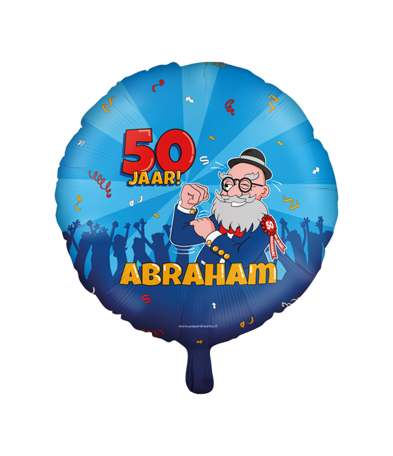 Helium Ballon Abraham Cartoon Leer 30cm