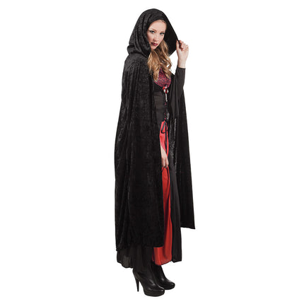 Halloween Cape Schwarz 1,7m