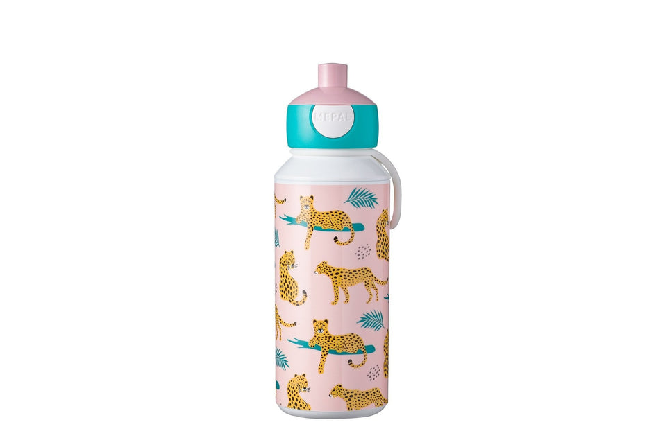 Trinkflasche Pop-Up Campus 400ml Leopard