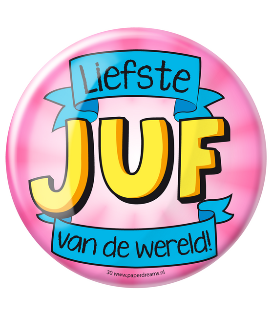 Button Liebste Lehrerin der Welt 10,2 cm