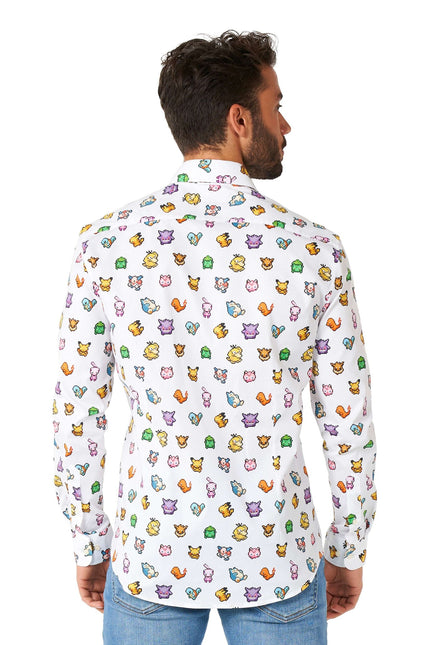 Pixel Pokémon Shirt Männer OppoSuits