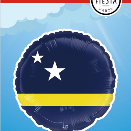 Curacao Helium Ballon Leer 45cm