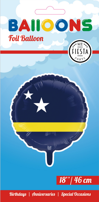 Curacao Helium Ballon Leer 45cm