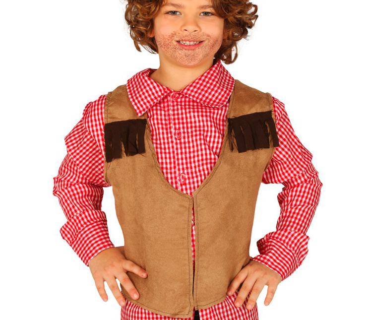 Cowboy Gilet Kind 5/7 Jahre