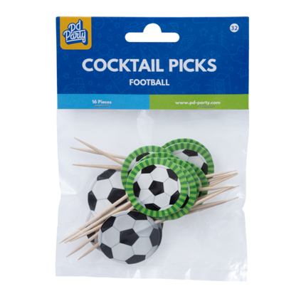 Fußball Cocktail Sticks