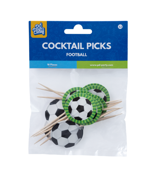 Fußball Cocktail Sticks