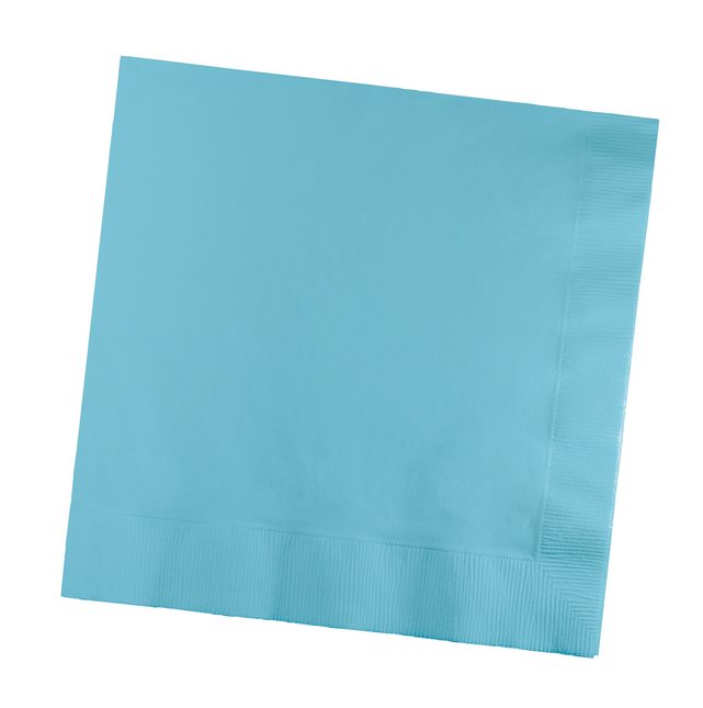 Hellblaue Servietten 3-lagig 41cm 25Stk.