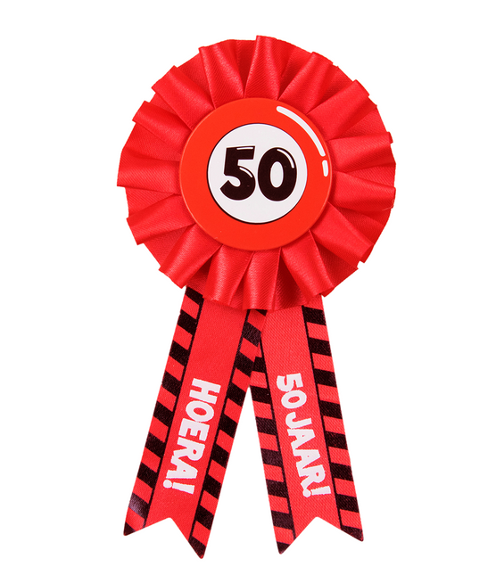 Rosette Hooray 50 Jahre Hooray