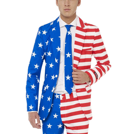 USA Flaggenanzug Männer Suitmeister