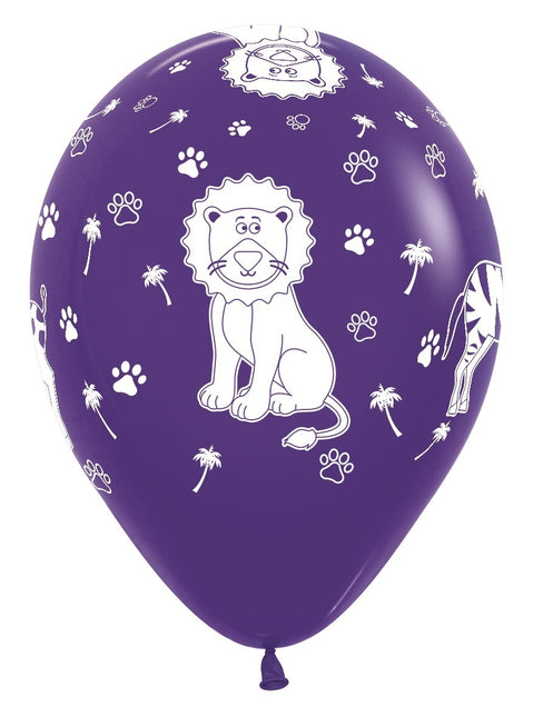 Ballons Dschungel Tiere Mode Mix 30cm 25Stk