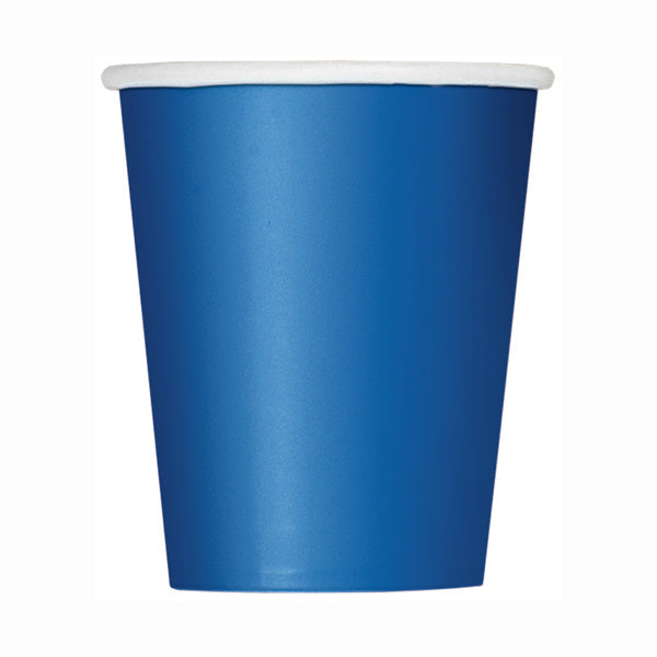 Dunkelblaue Becher 266ml 8Stk