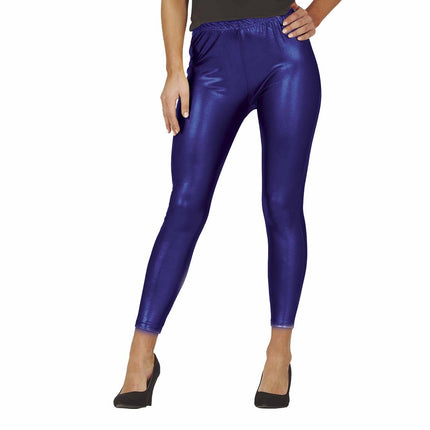 Blaue Leggings