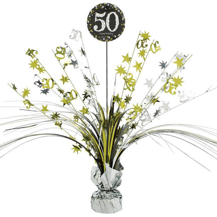 Tischdekoration 50 Jahre Happy Birthday 46cm