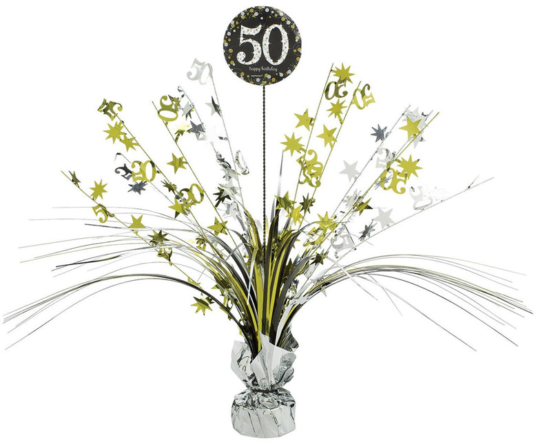 Tischdekoration 50 Jahre Happy Birthday 46cm