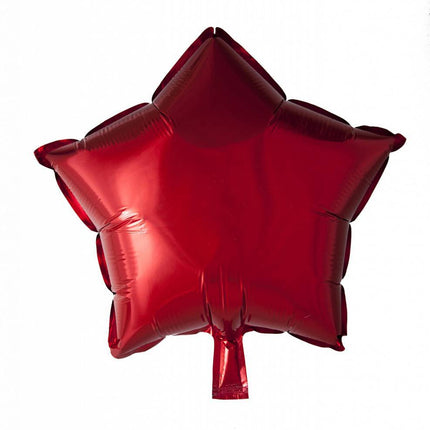 Heliumballon Star Rot 46cm Leer