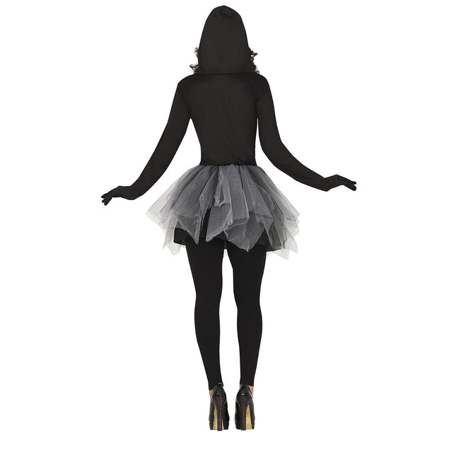 Skelett Halloween Kostüm Damen Tutu