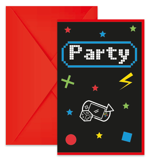 Gaming-Party-Einladungen