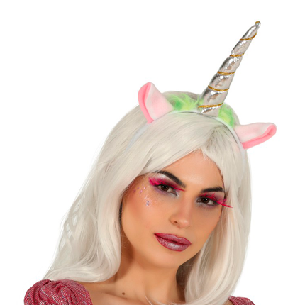 Einhorn Tiara Silber