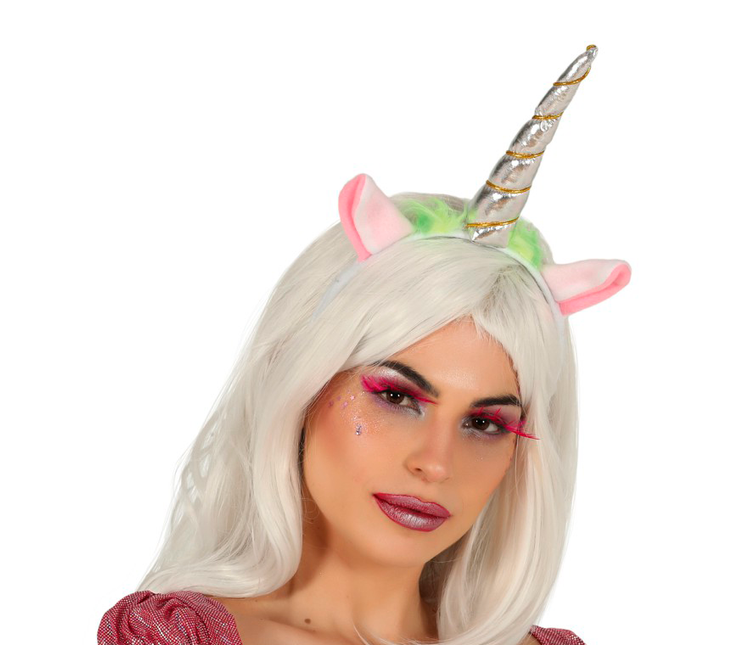 Einhorn Tiara Silber