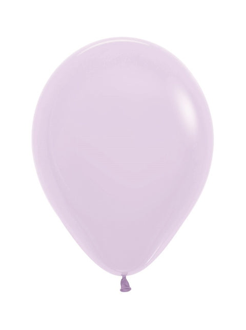 Ballons Pastell Matt Lila 25cm 100Stk