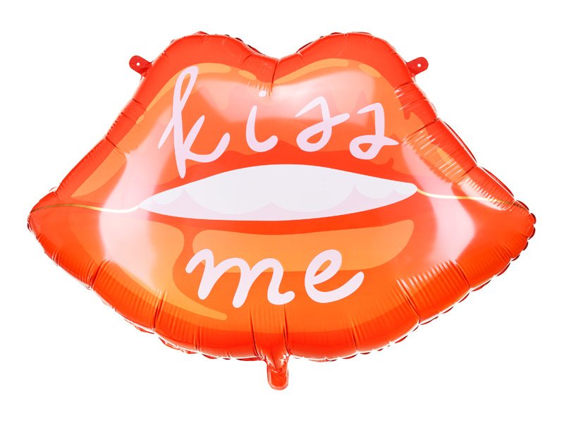 Foil balloon Lips, 86.5x65 cm, mix - Partywinkel - 5904555011618