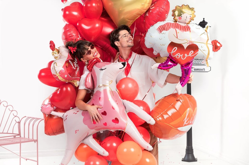 Foil balloon Poodle, 119x108 cm, mix - Partywinkel - 5904555011571