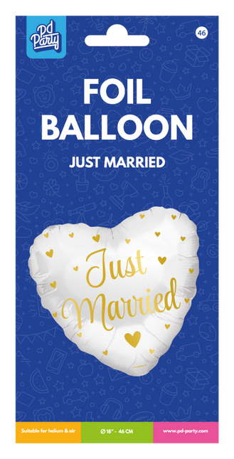 Folienballon Just Married