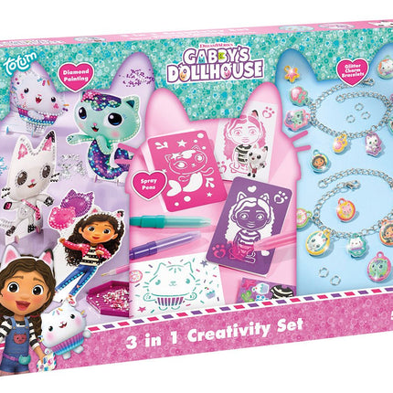 Gabby'S Dollhouse Knutselset 3 delig - Partywinkel - 8714274420366