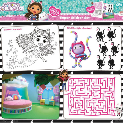 Gabby'S Dollhouse Stickers 7st - Partywinkel - 8714274420380