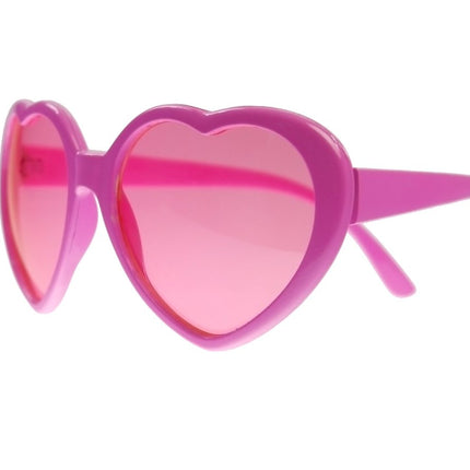 Glasses Hearts, pink - Partywinkel - 5901157437396