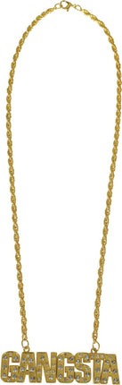 Gouden Ketting Gangsta - Partywinkel - 8434077167977