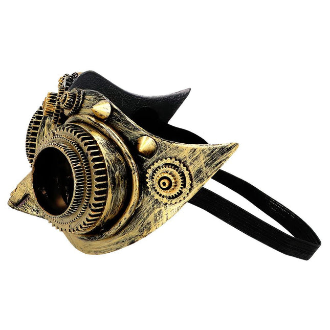 Gouden Oogmasker Steampunk - Partywinkel - 8712026545749