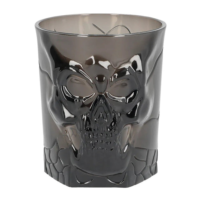 Halloween Beker Zwart Schedel 450ml - Partywinkel - 8712026722911