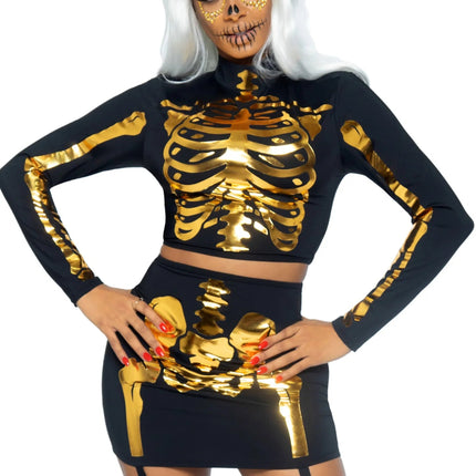 Halloween Kostuum Dames Skelet Leg Avenue - Partywinkel - 714718557106