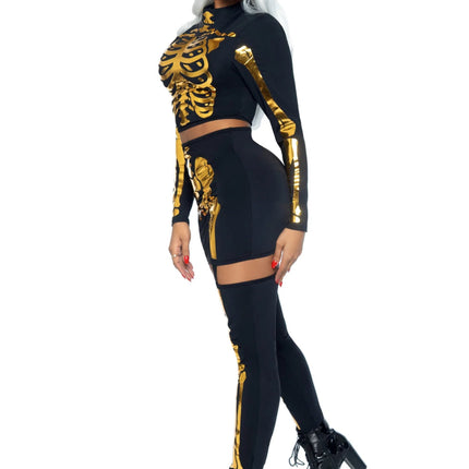 Halloween Kostuum Dames Skelet Leg Avenue - Partywinkel - 714718557106