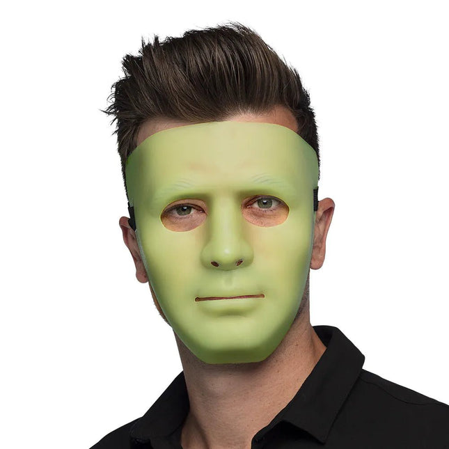 Halloween Masker Mime Glow In The Dark - Partywinkel - 8712026001863