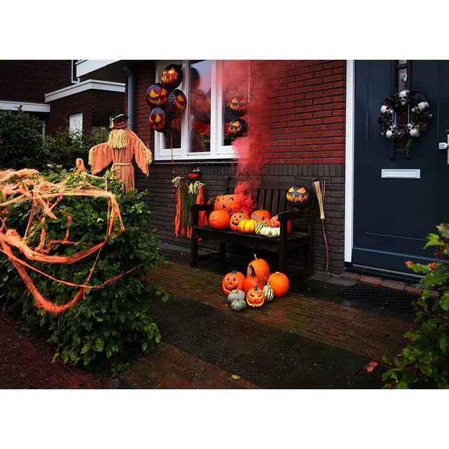 Halloween Pompoen Oranje 20cm - Partywinkel - 8712026723215