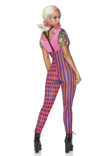 Harley Quinn Jumpsuit Dames Leg Avenue - Partywinkel - 714718551913