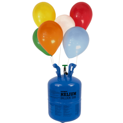 Helium Tank met 150 Ballonnen en Lint - Partywinkel - 8719267034032