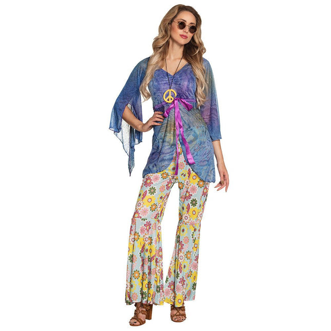 Hippie Kostuum Dames Flowers - Partywinkel - 8712026835222