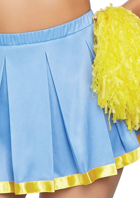 Cheerleader Anzug Blau Damen Leg Avenue