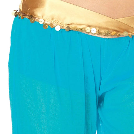 Prinzessin Jasmine Kostüm Blau Damen Leg Avenue