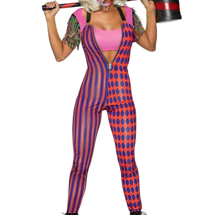 Harley Quinn Jumpsuit Ladies Leg Avenue