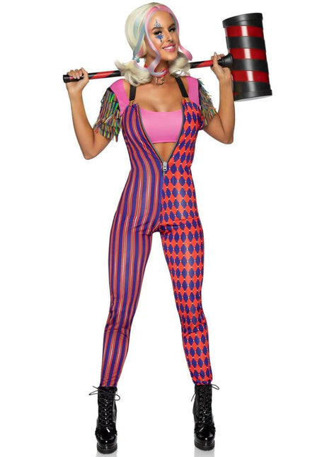 Harley Quinn Jumpsuit Ladies Leg Avenue