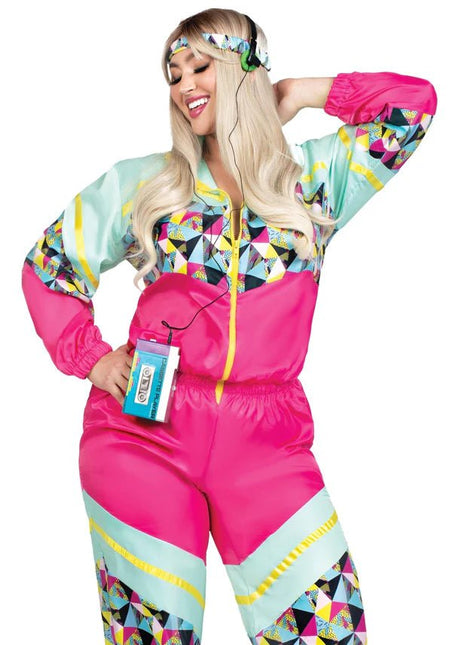 Neon 80S Trainingspak Fout Dames Leg Avenue - Partywinkel - 714718572802