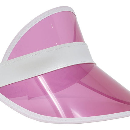 Neon 80S Zonneklep Roze 25cm - Partywinkel - 8434077135761