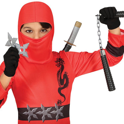 Ninja Accessoireset 4 delig - Partywinkel - 8434077166475