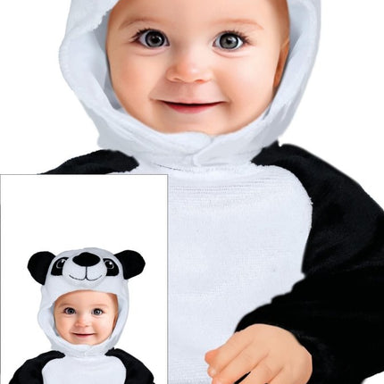 Panda Onesie Baby - Partywinkel - 8434077761717